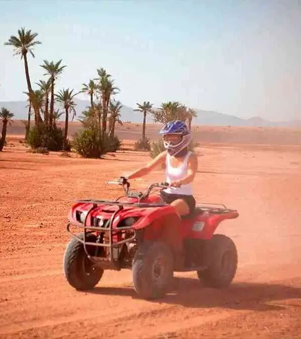 Quad Biking in the Agafay Desert and Palmeraie from Marrakech